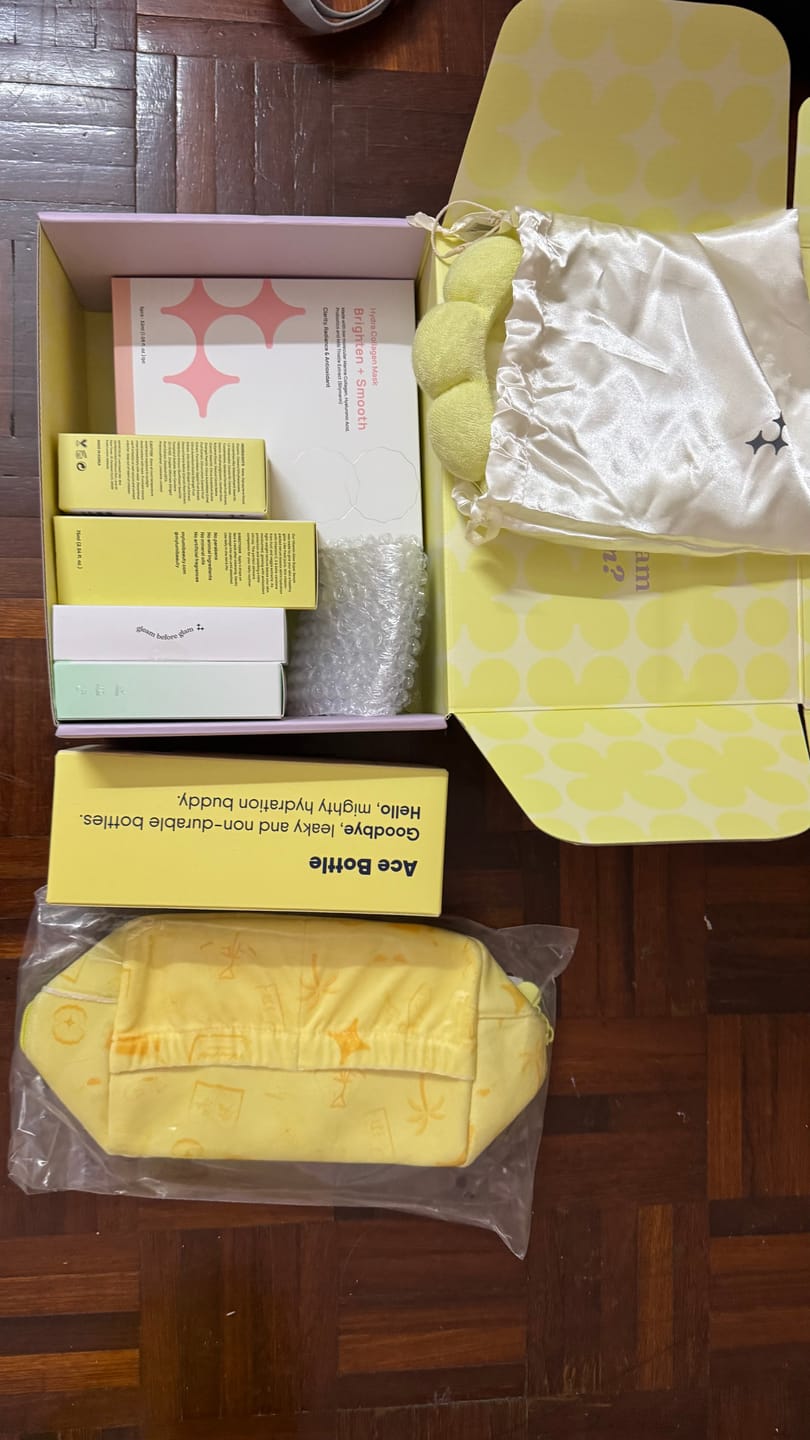 Customer photo review of Hydra Collagen Mask Brighten + Smooth