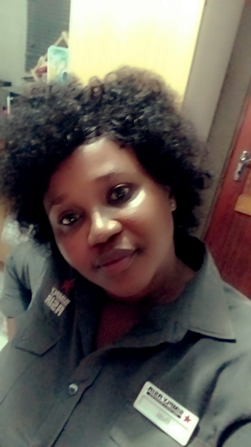 Customer photo review of Brazilian Curly Afro full Cap 8"
