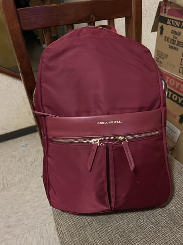 Customer photo review of Mochila para laptop | CoolCapital Bondi | 15"pulgadas Vino