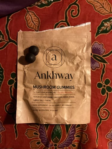 Customer photo review of Mushroom Gummies