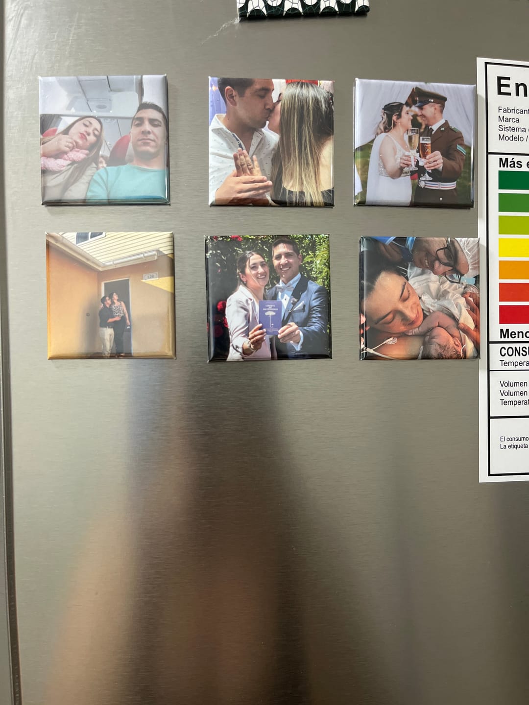 Customer photo review of Pack 6 Imanes personalizados