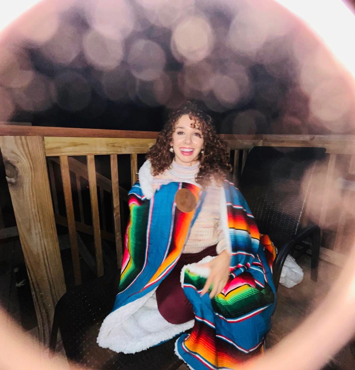 Customer photo review of Sarape Blanket