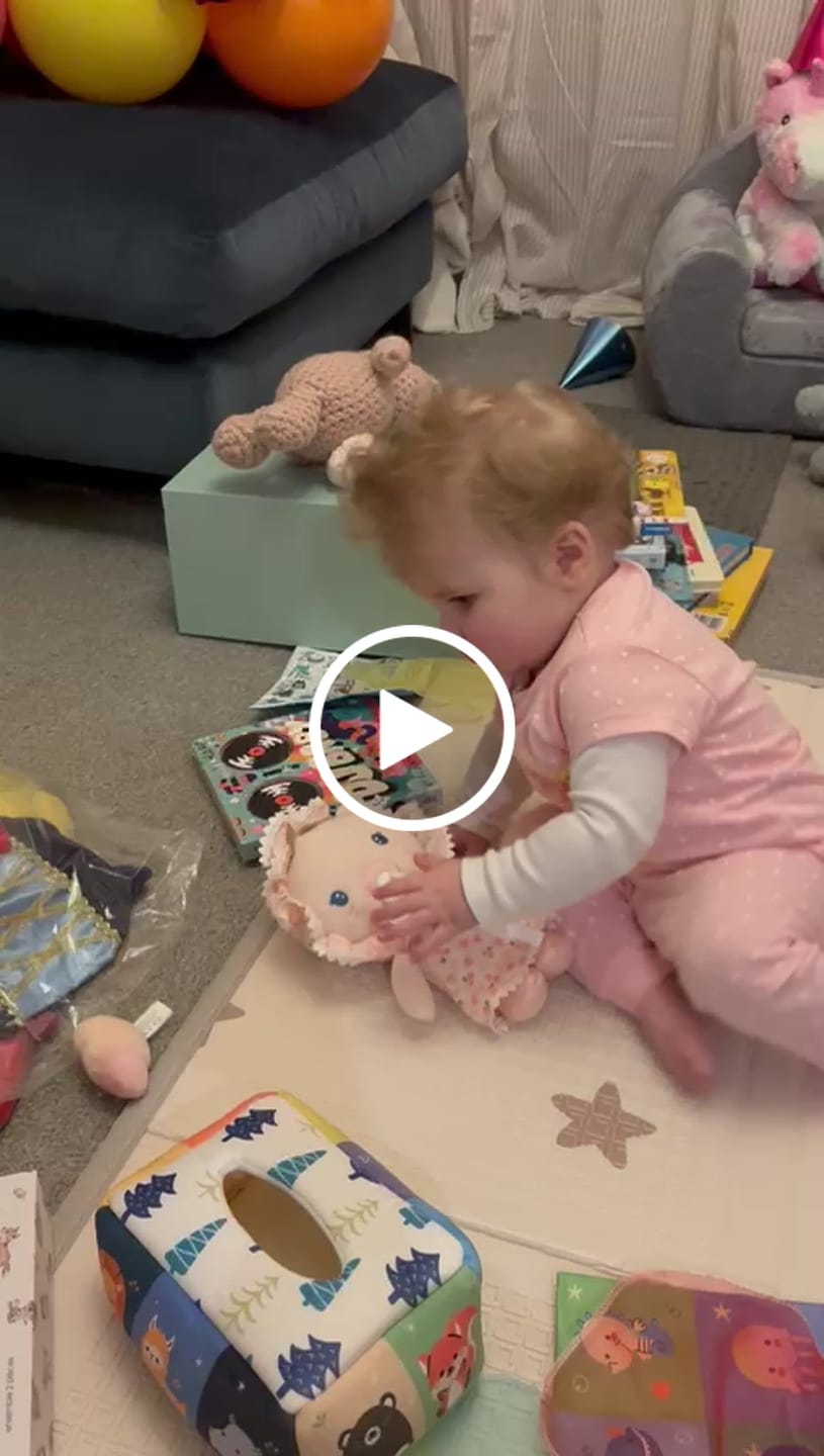 Customer video review of Baby Girl Doll Playset