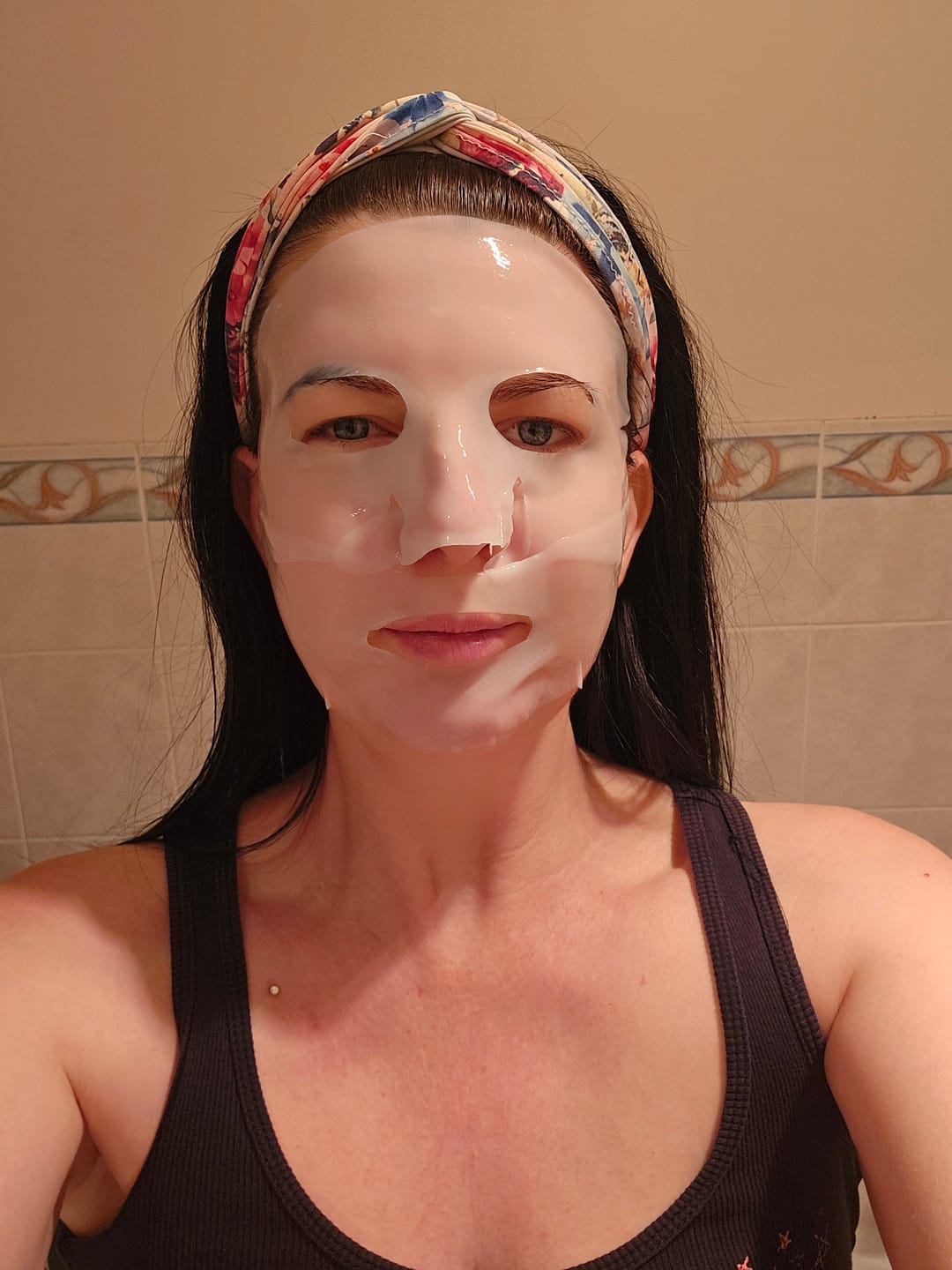 Customer photo review of The Naked Skin Bio-Collagen Mask
