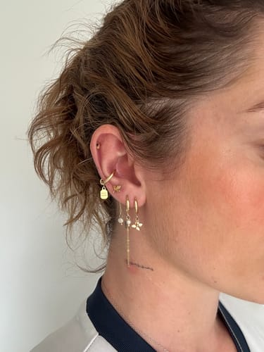 Customer photo review of Flora Earrings Set