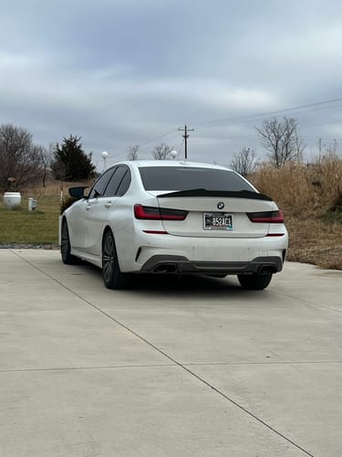 Customer photo review of G20/G80 PSM Carbon Fiber Spoiler