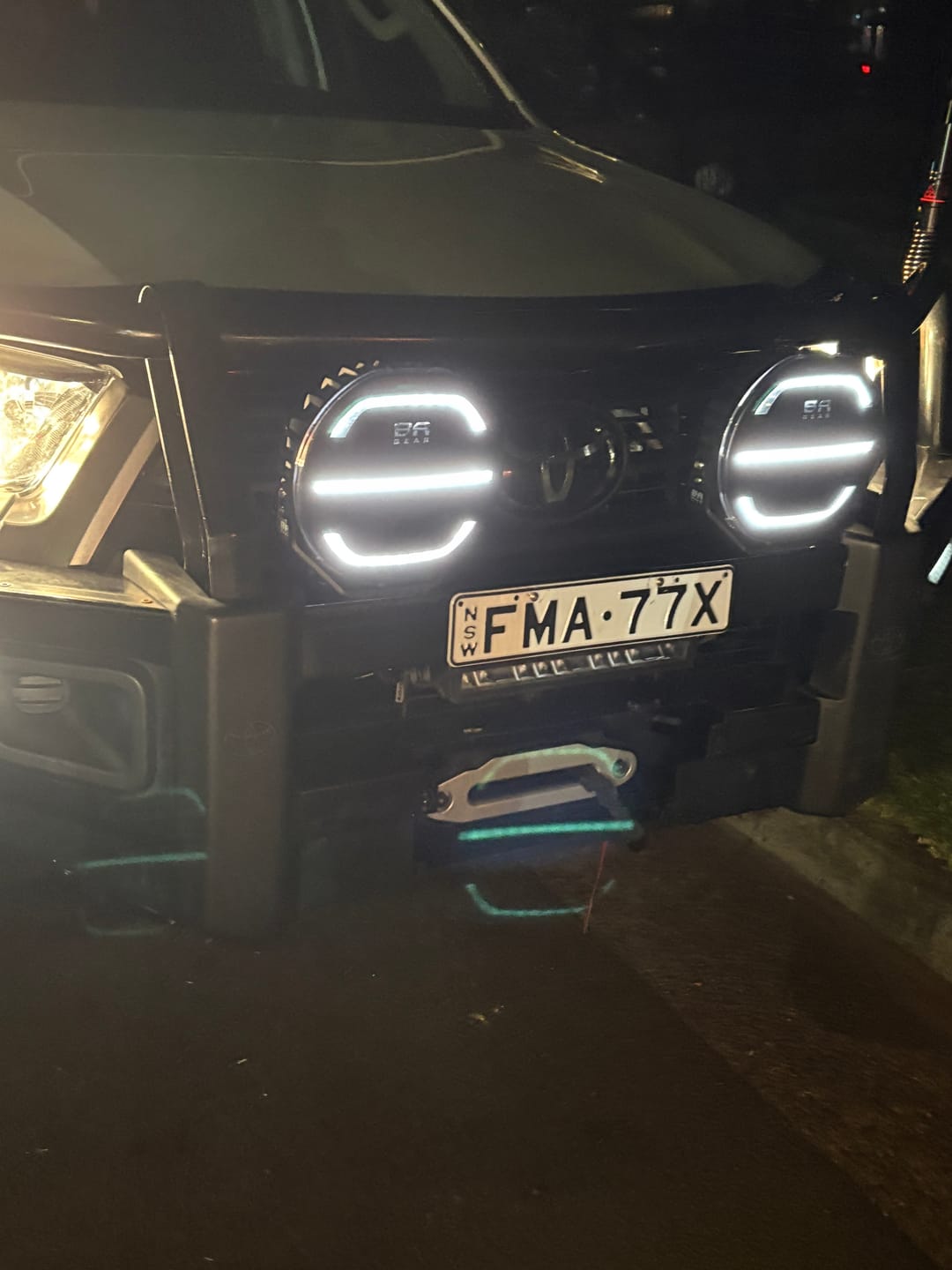 Customer photo review of Covert 9 Inch LED Driving Lights (PAIR W/HARNESS)