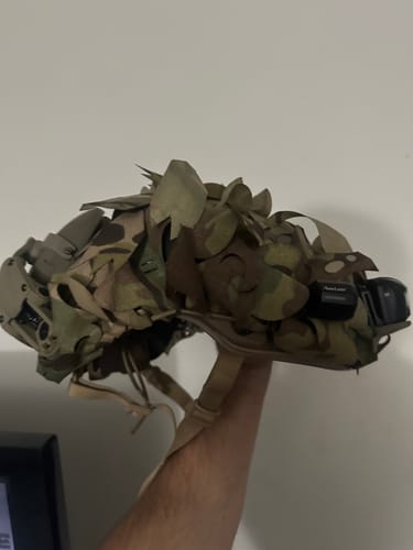 Customer photo review of Predator Ghillie™ Helmet Cover