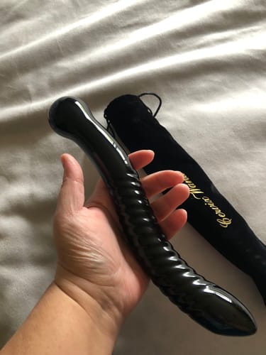 Customer photo review of The Lilith | Black Obsidian Cervix Wand™ (LIMITED EDITION)