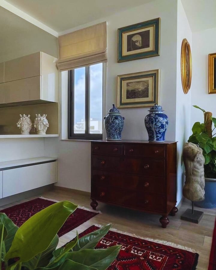 Customer photo review of Barcelona Pale Beige Roman Blinds