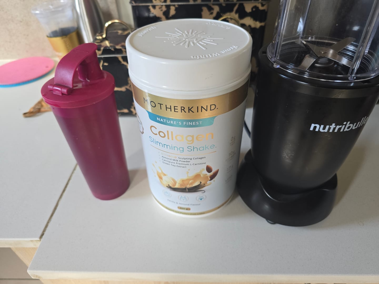 Customer photo review of Collagen Slimming Shake Bundle