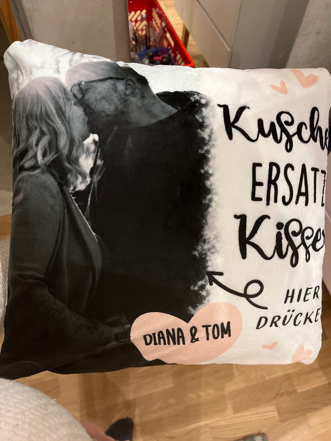 Customer photo review of Kuschel-Ersatz - Paar-Kissen