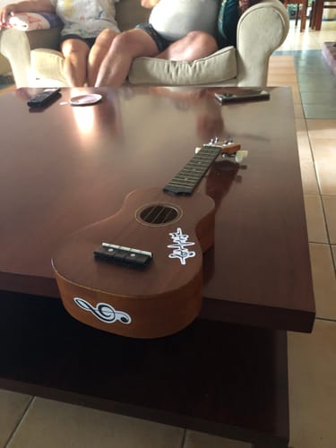 Customer photo review of AQ83U Aquila RED SERIES® Soprano High G Ukulele Strings set of 4