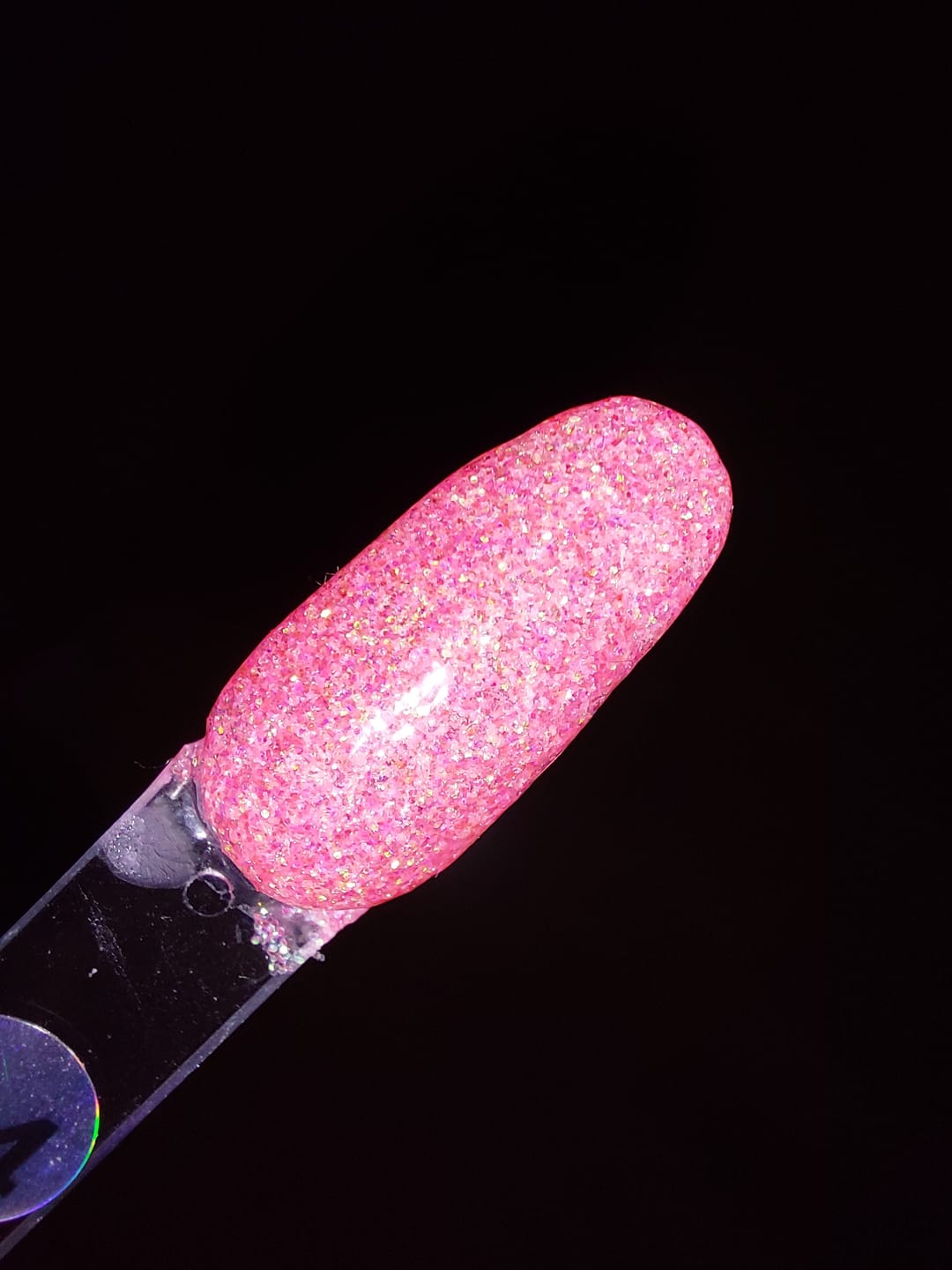 Customer photo review of Sweet Pink Bling Dipping Powder