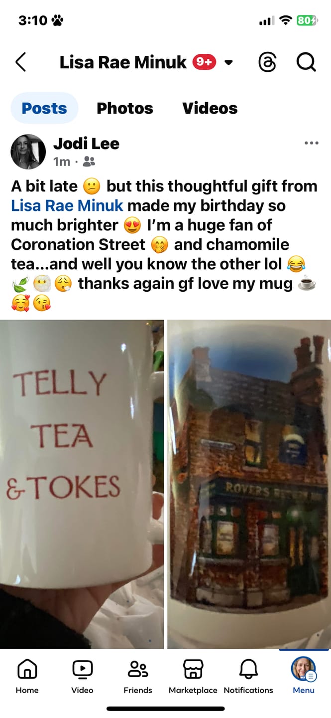 Customer photo review of Corrie Rovers Return Pub Coffee Mug