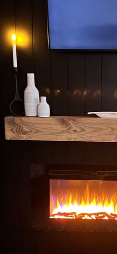 Customer photo review of Rustic Mantels