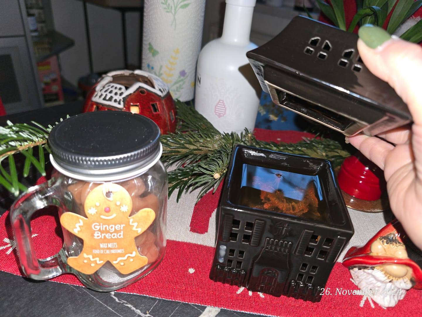 Customer photo review of Lebkuchen Männchen Duftwachs im Glas – Weihnachtsduft