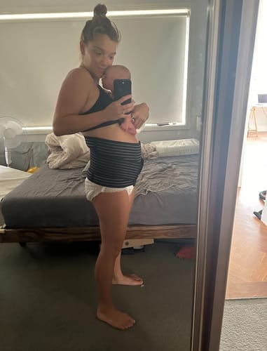 Customer photo review of Ceinture de soutien post-partum