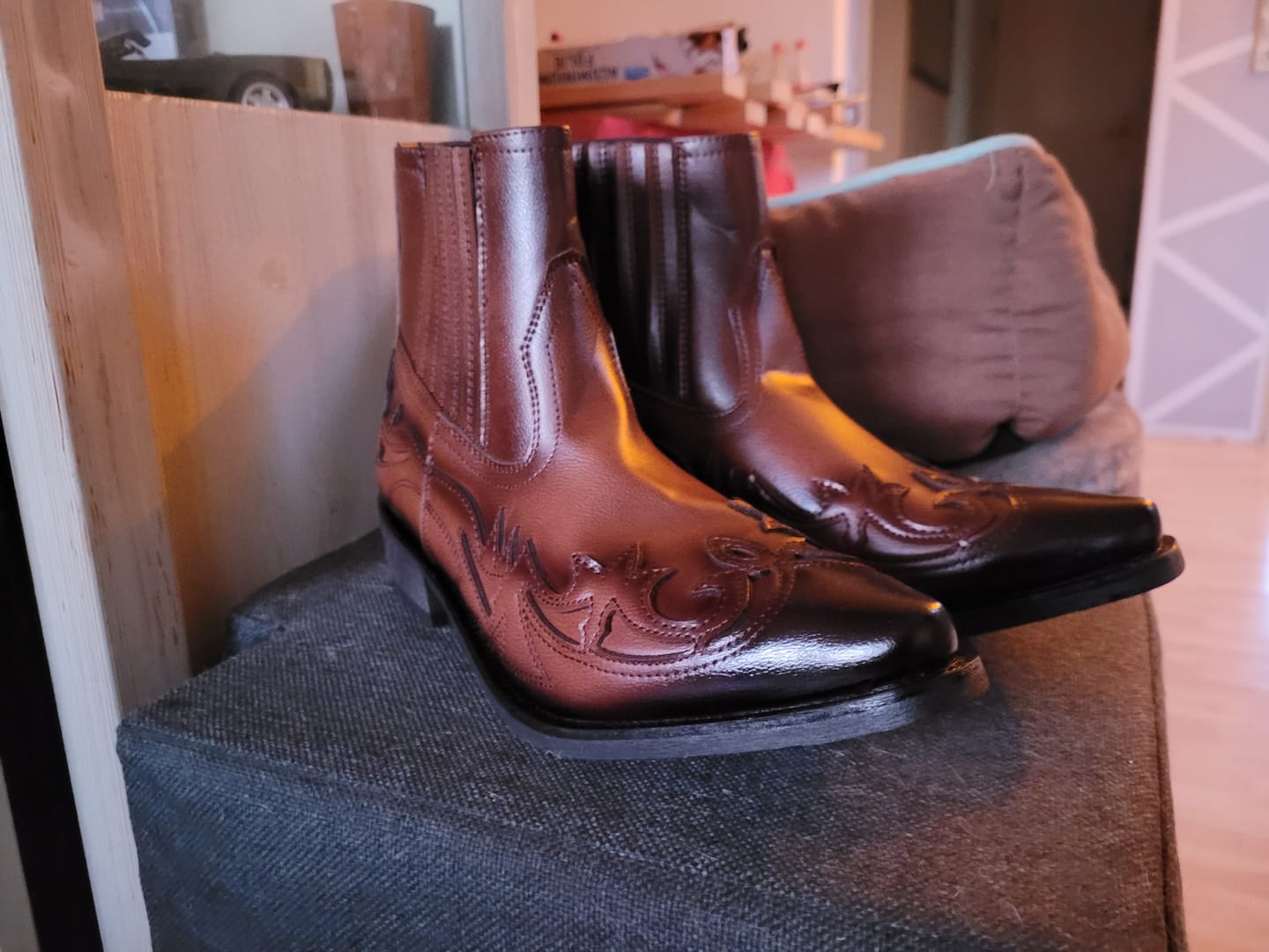 Customer photo review of Lederne Cowboystiefel - Dakota