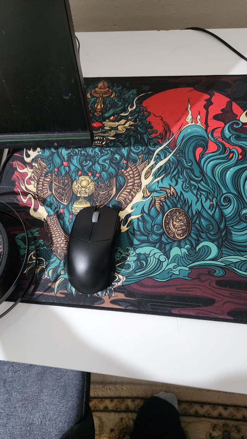 Customer photo review of ESPTiger Qingsui 3 Mousepad