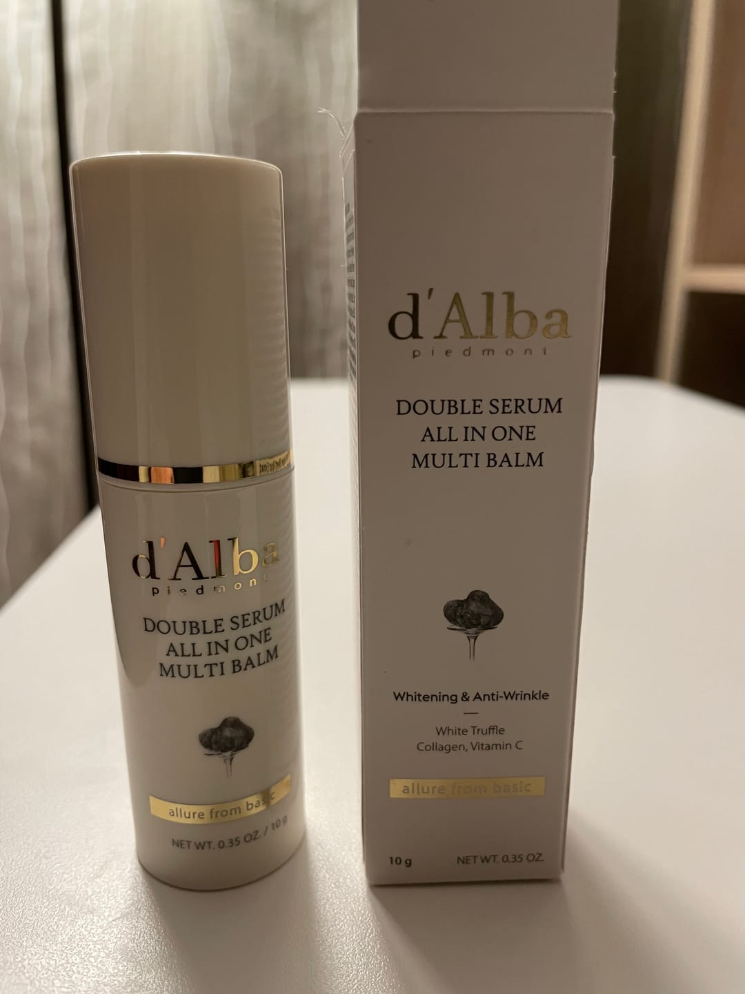 Customer photo review of Zīmuļveida balzams cīņai ar krunciņām d'Alba Double Serum All In One Multi Balm