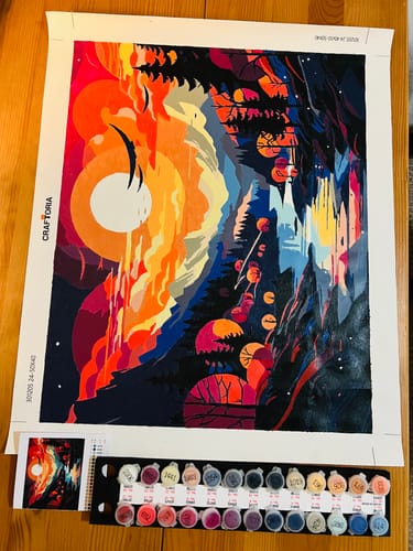 Customer photo review of Abstract Nature Set