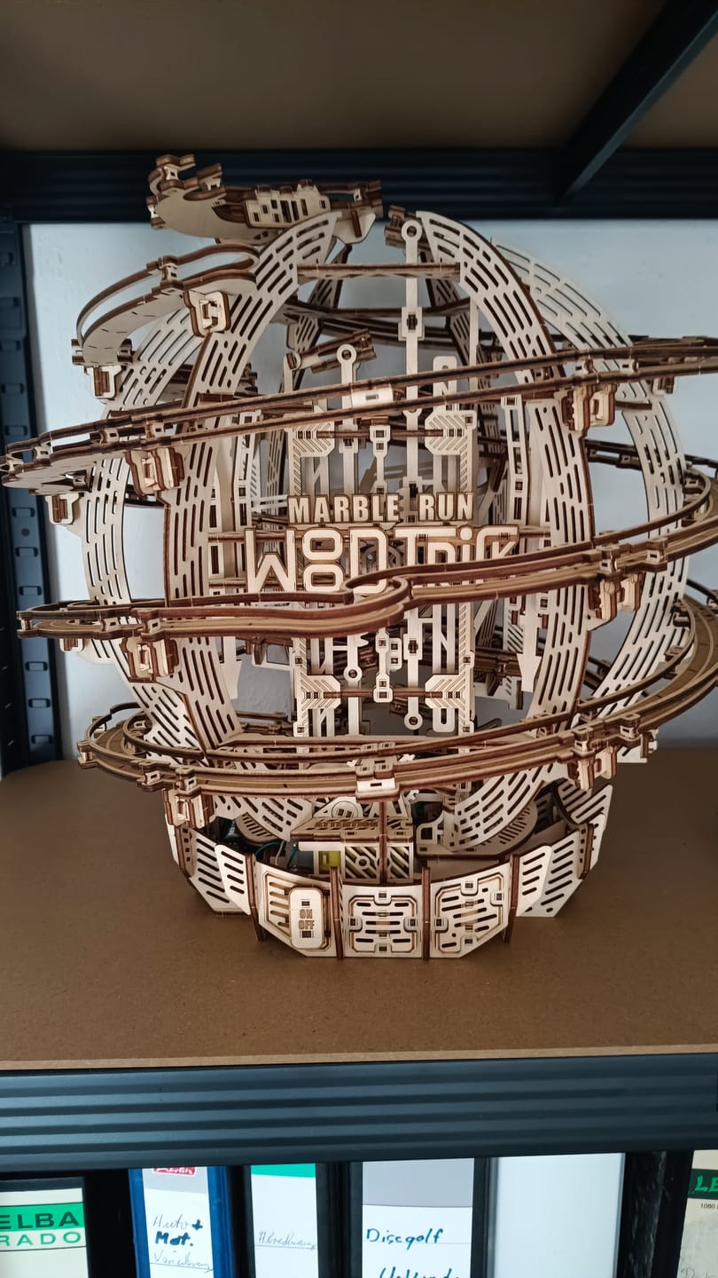 Customer photo review of Gravity Marble Run