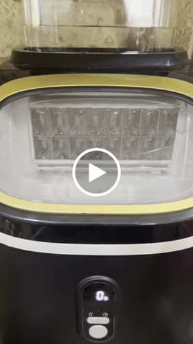 Customer video review of 30lbs/24H Countertop Ice Maker