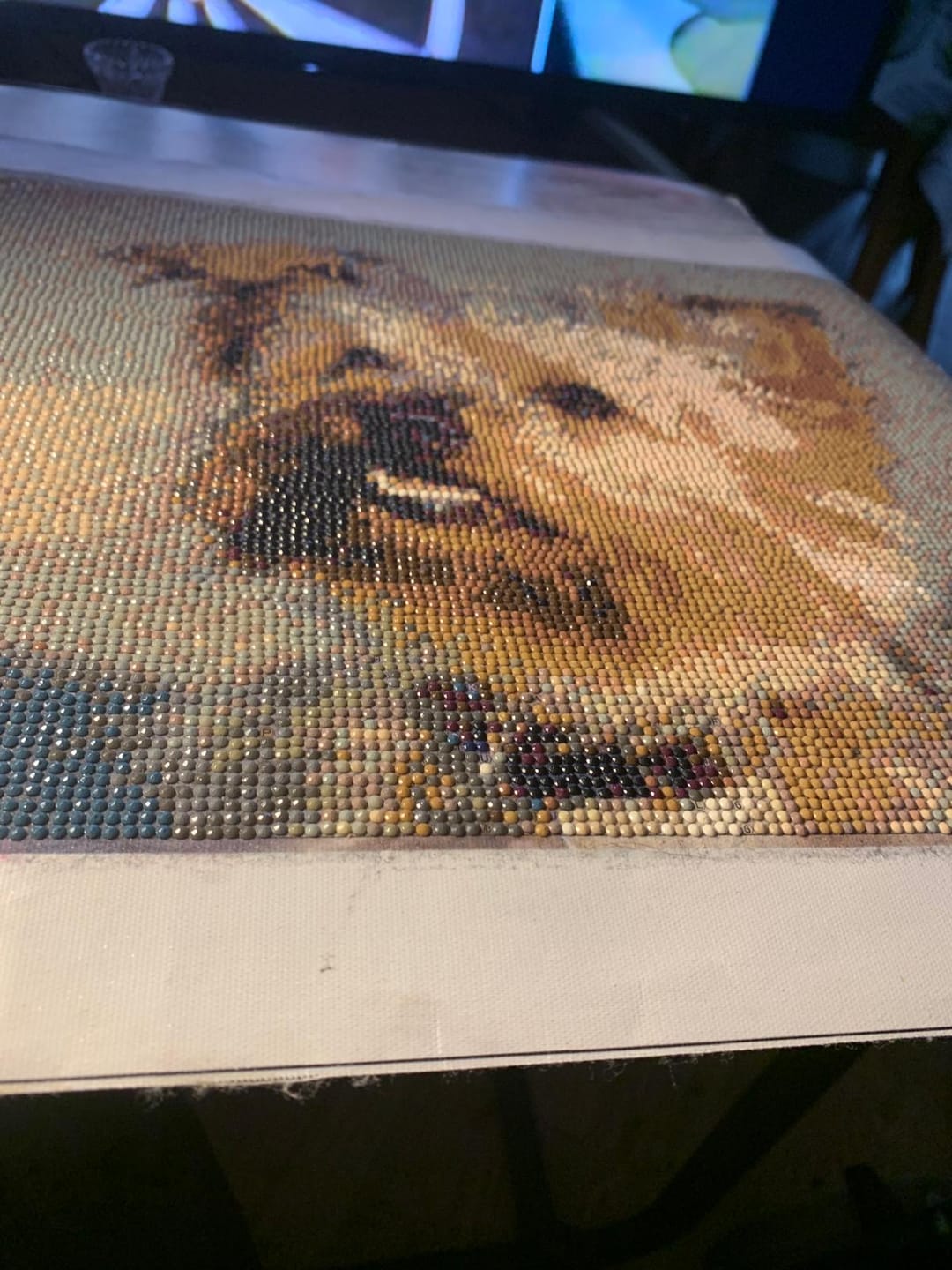 Customer photo review of Personalised Crystal Art Kit