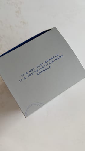 Customer photo review of Crunchy Maple, Date and Walnut Mama Granola