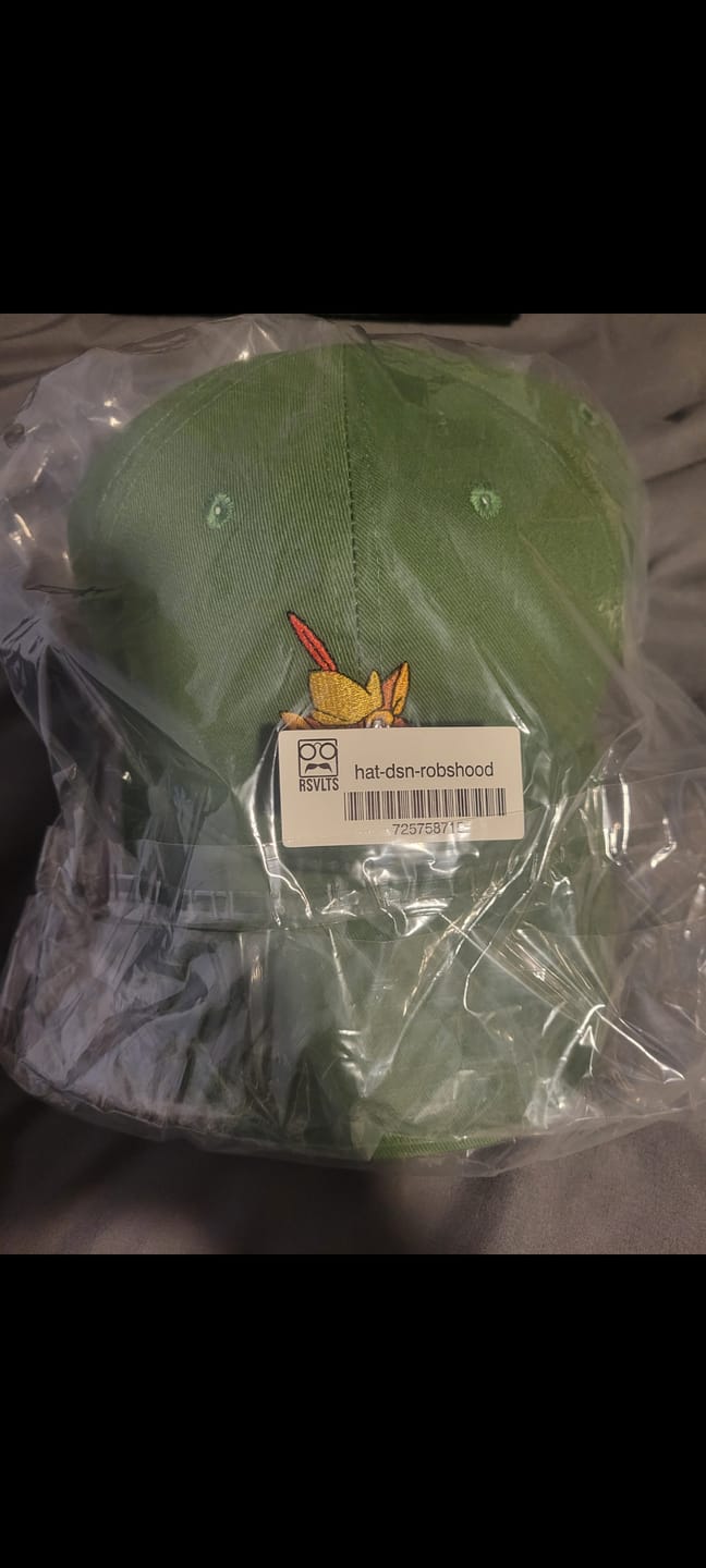 Customer photo review of Disney's Robin Hood "The Outlaw of Nottingham" – Dad Hat