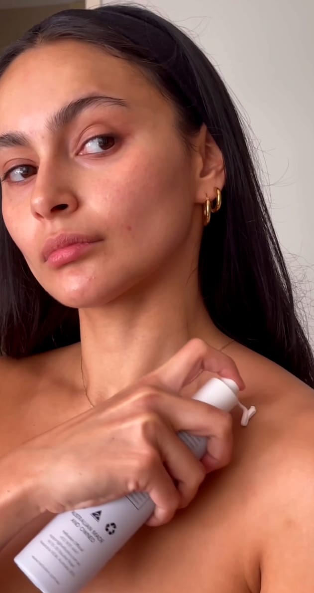 Customer photo review of Hibiscus Body Moisturiser (120ml)