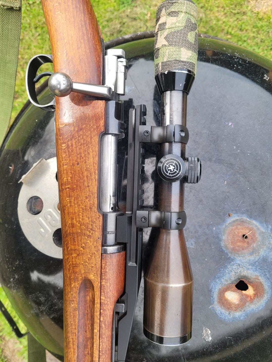 Customer photo review of Swedish Mauser M38 & M96 NDT Picatinny Scope Mount Low Profile Gen 2