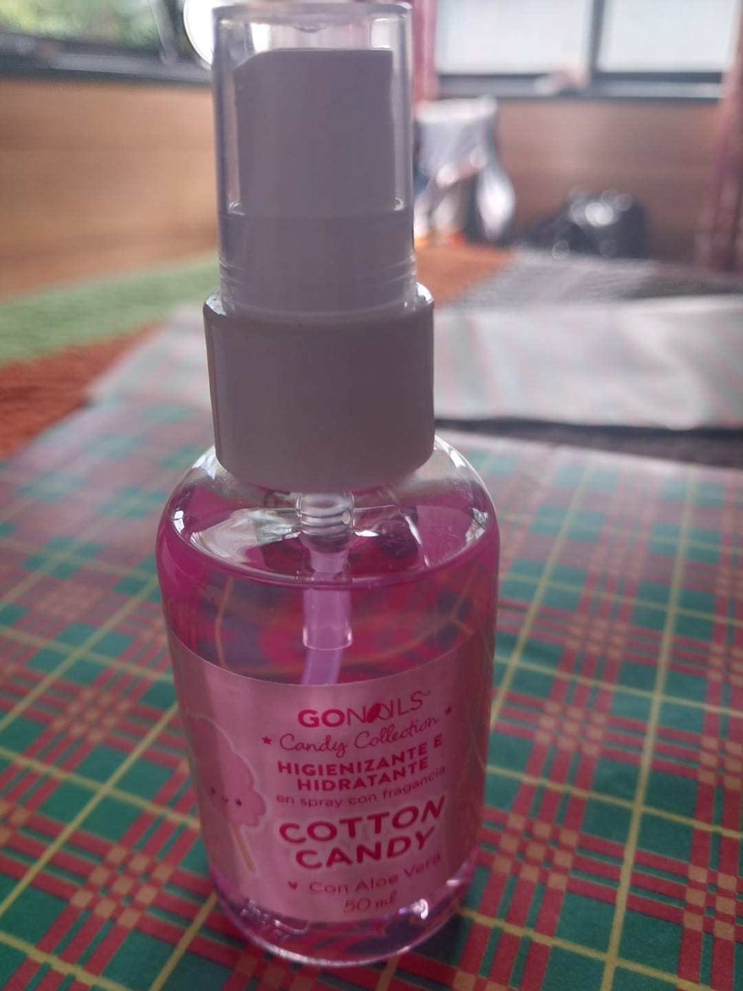 Customer photo review of Higienizante e Hidratante de Manos y Pies - Cotton Candy