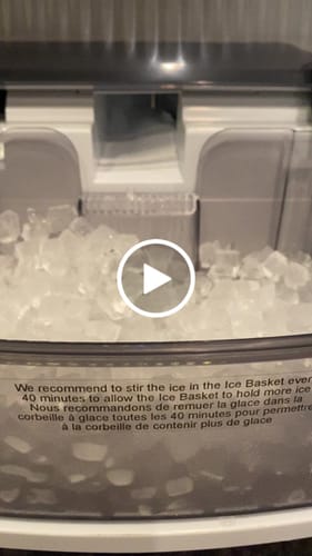 Customer video review of 34lbs/24H Nugget Ice Makers Countertop