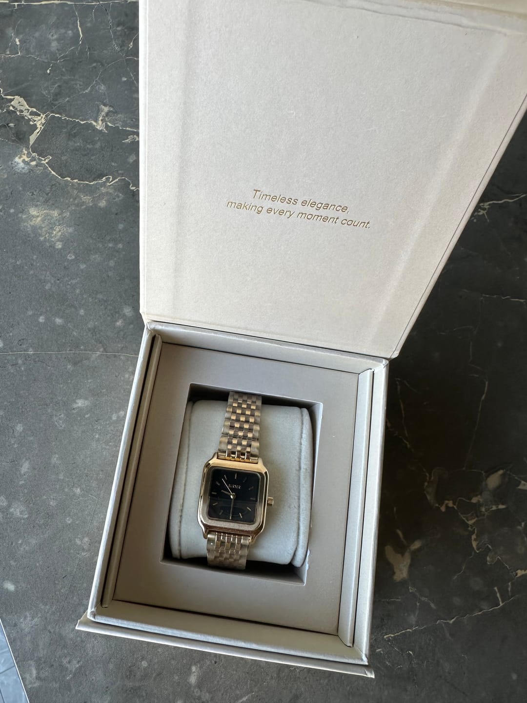 Customer photo review of Macy Gold Black