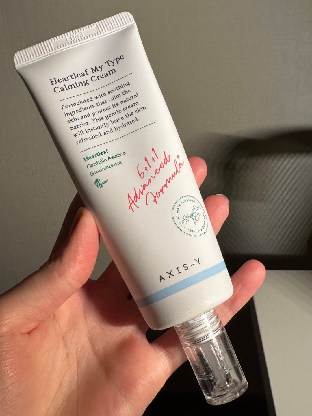 Customer photo review of Nomierinošs gelveida krēms Axis-Y Heartleaf My Type Calming Cream