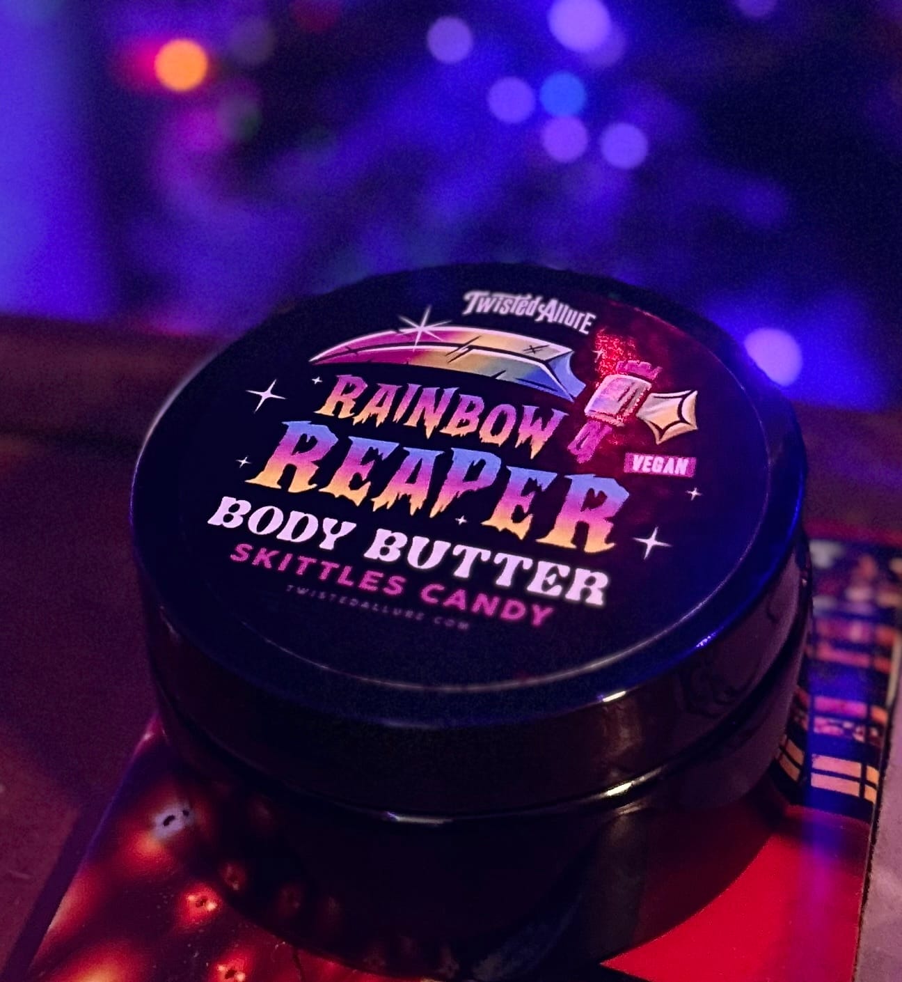 Customer photo review of Rainbow Reaper Body Butter