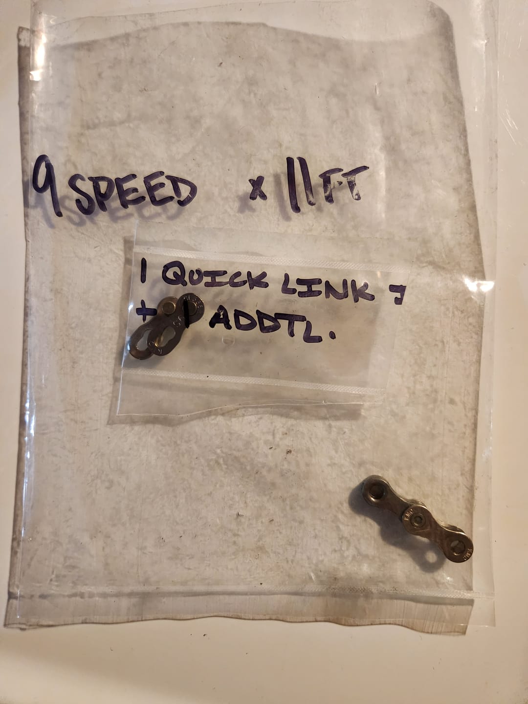 Customer photo review of Bulk KMC X9.93 Chain (by foot)
