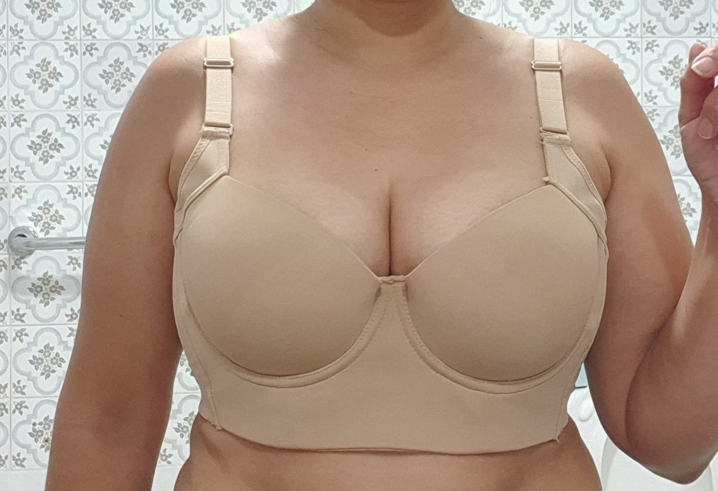 Customer photo review of SUJETADOR DE COPA PROFUNDA BRASIER SOSTEN EFECTO PUSH UP 100% COMODO SUJECIÓN TIRANTES