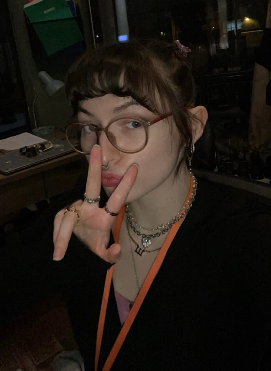 Customer photo review of Iced Out Sweetheart Choker