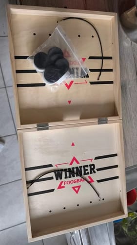 Customer photo review of Fast Sling Puck Family Game