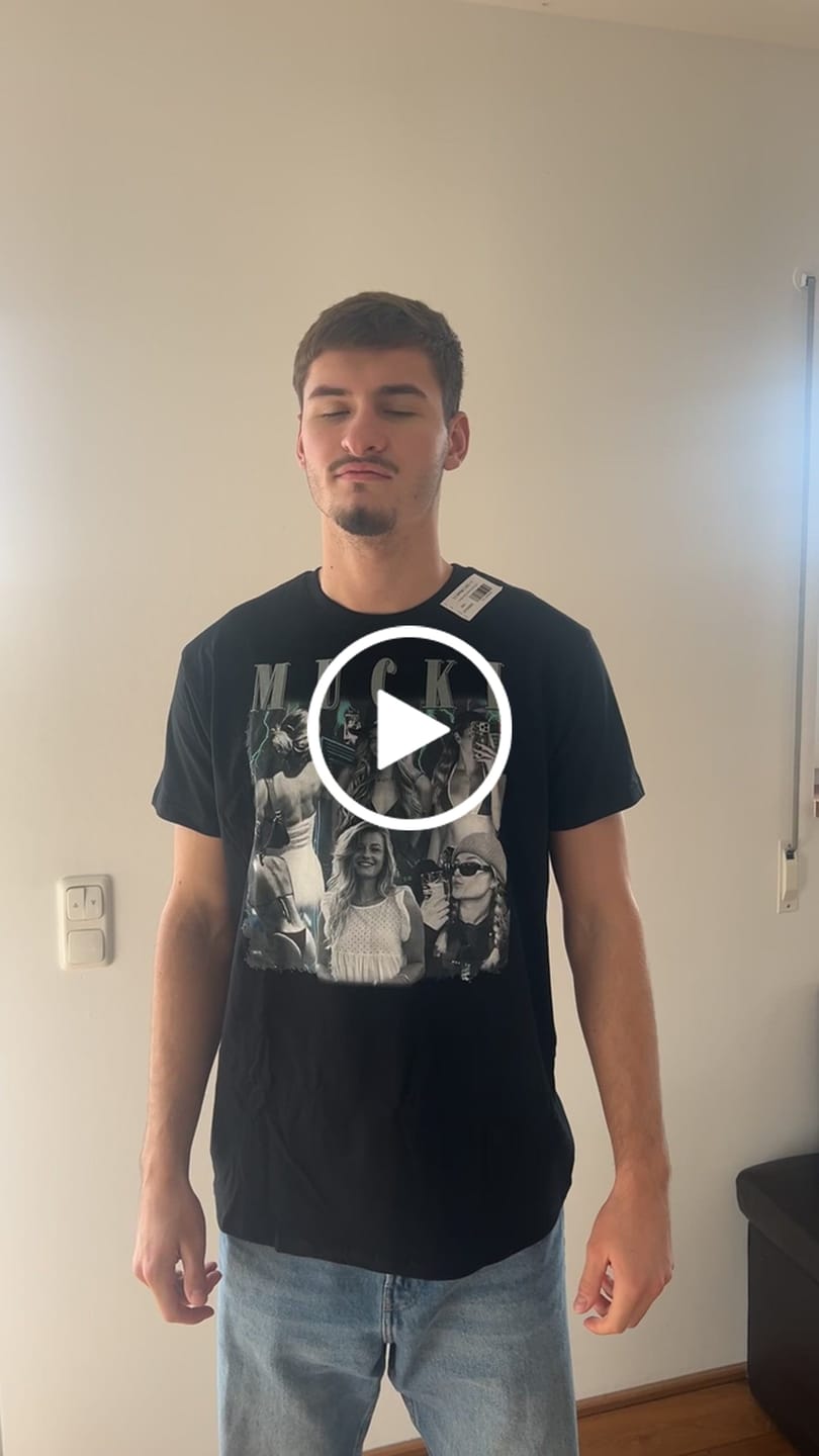 Customer video review of Dein 90er Foto - Individuelles T-Shirt