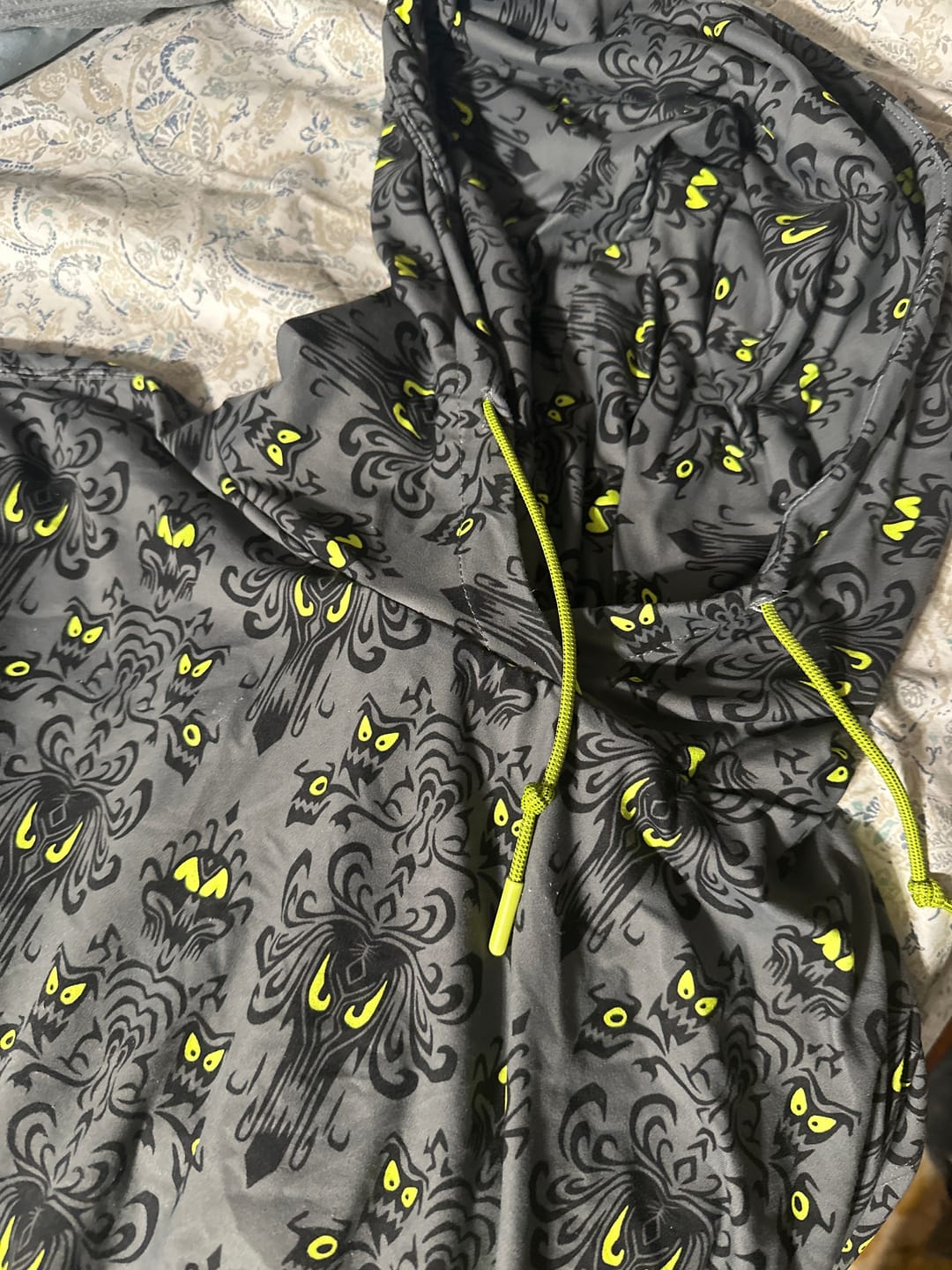 Customer photo review of Disney’s Haunted Mansion "Wall Creeps" – Performance Hoodie
