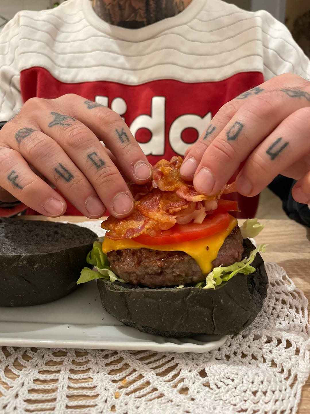 Customer photo review of Buns "Carbone vegetale"