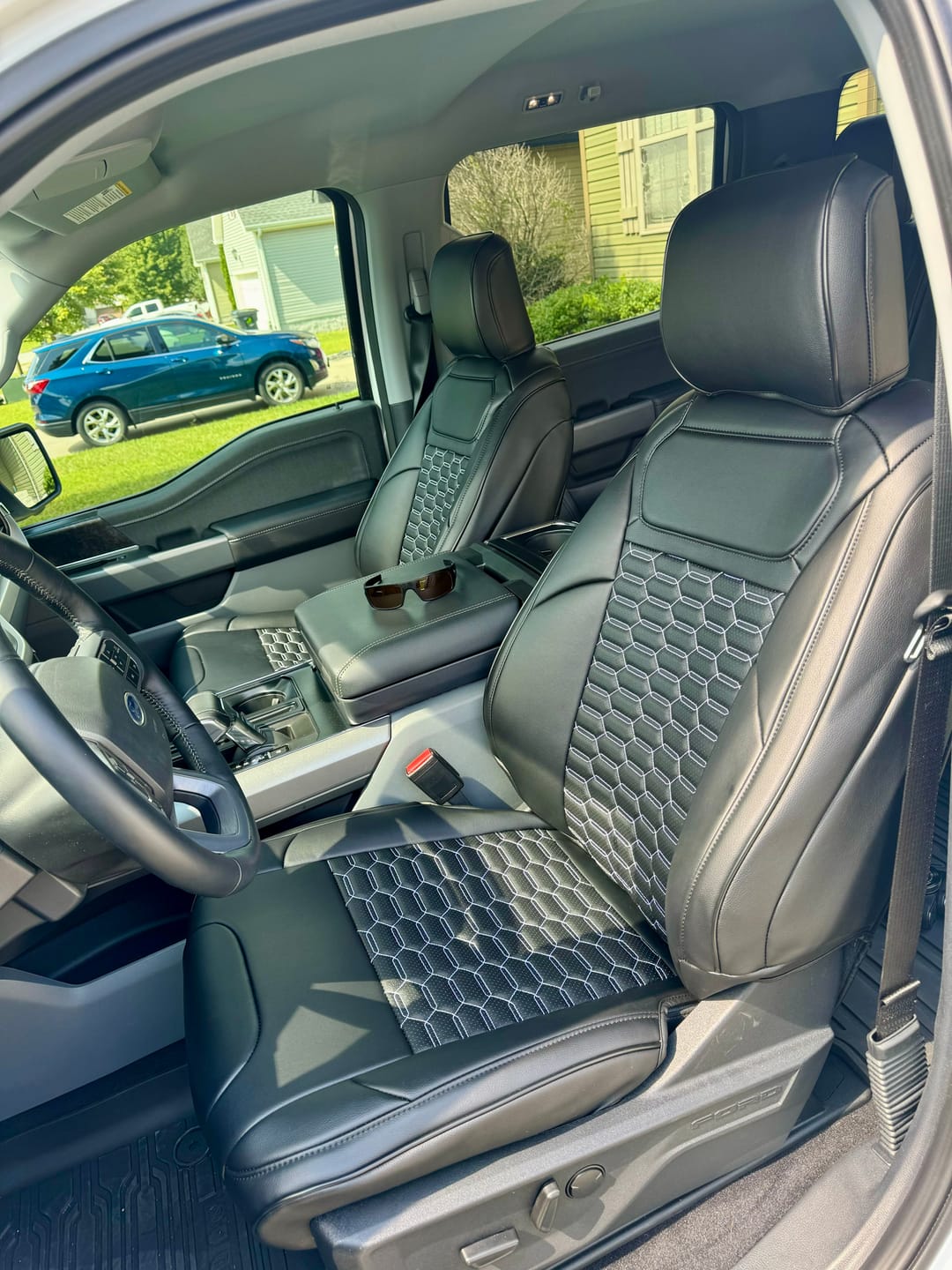 Customer photo review of 2021+ Ford F-150 / 23+ F-250 F-350 Custom Seat Covers