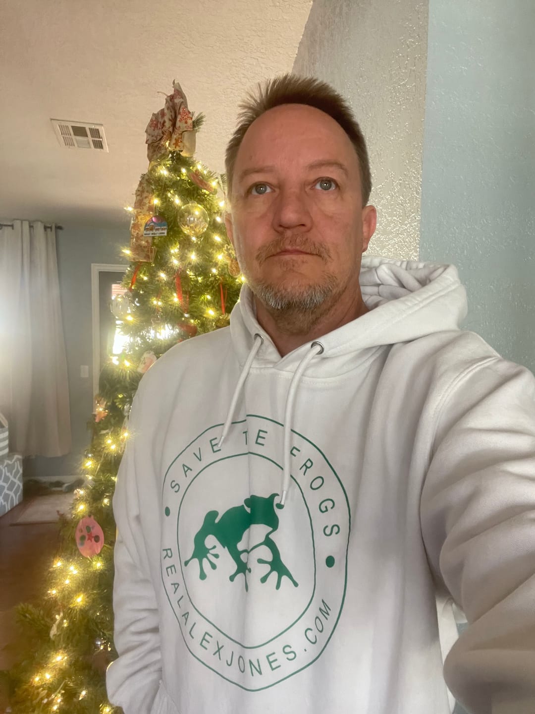 Customer photo review of Save The Frogs Hoodie