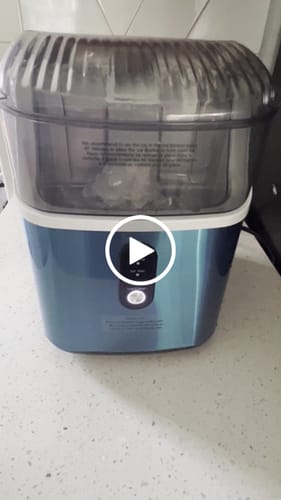 Customer video review of 34lbs/24H Nugget Ice Makers Countertop