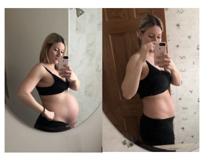 Customer photo review of Ceinture de soutien post-partum