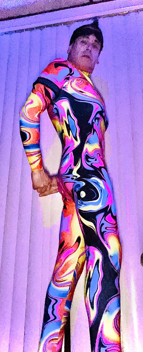 Customer photo review of Chrome Delight Male Costume